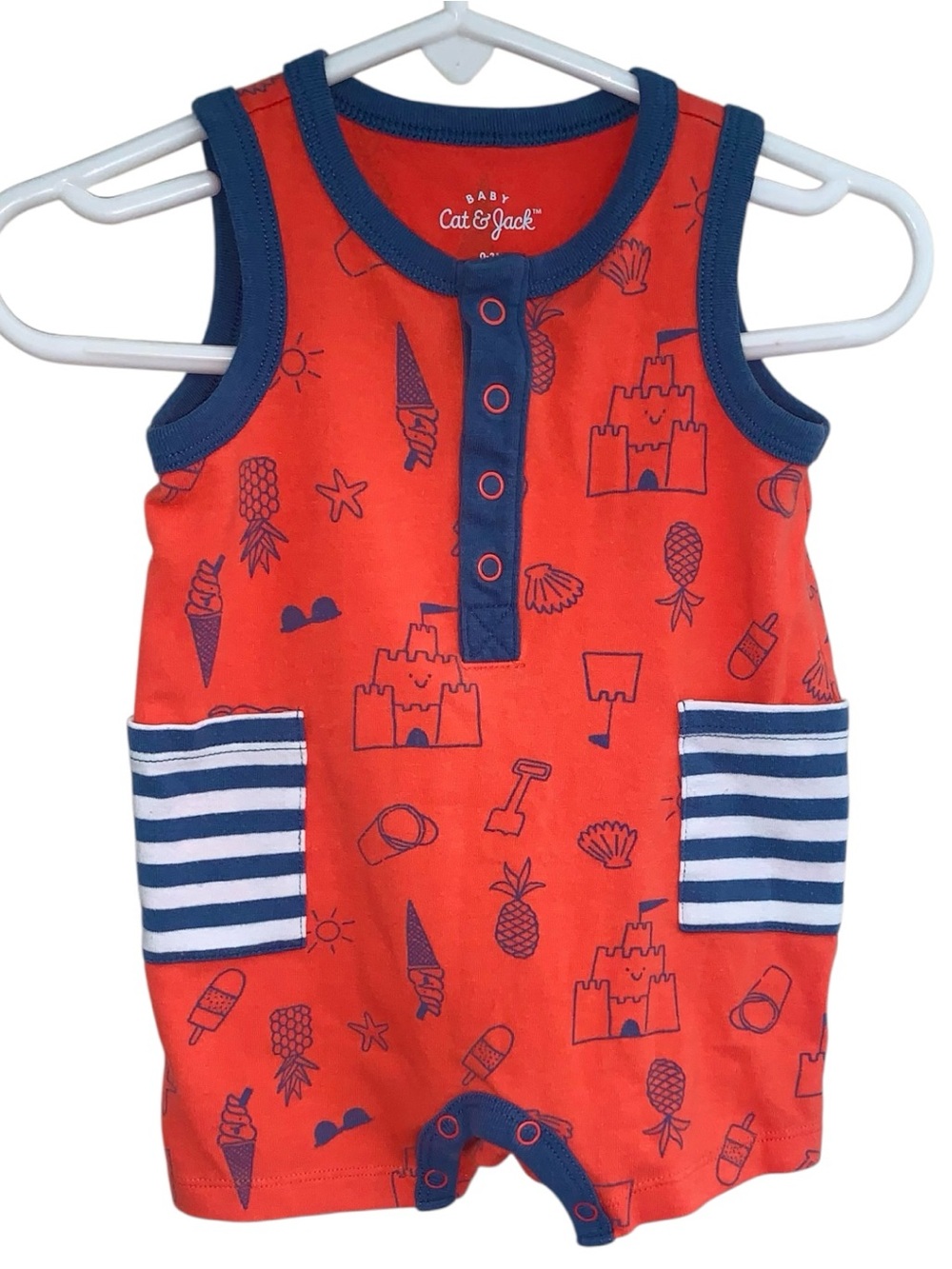 Cat & jack romper 0/3 months